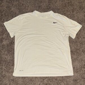 Nike Men's White Dri-FIT Short Sleeve Tee
